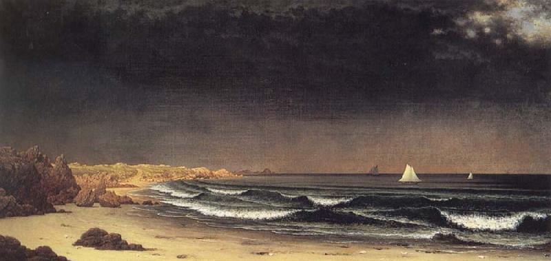 Martin Johnson Heade Approaching Storm Beach near Newport